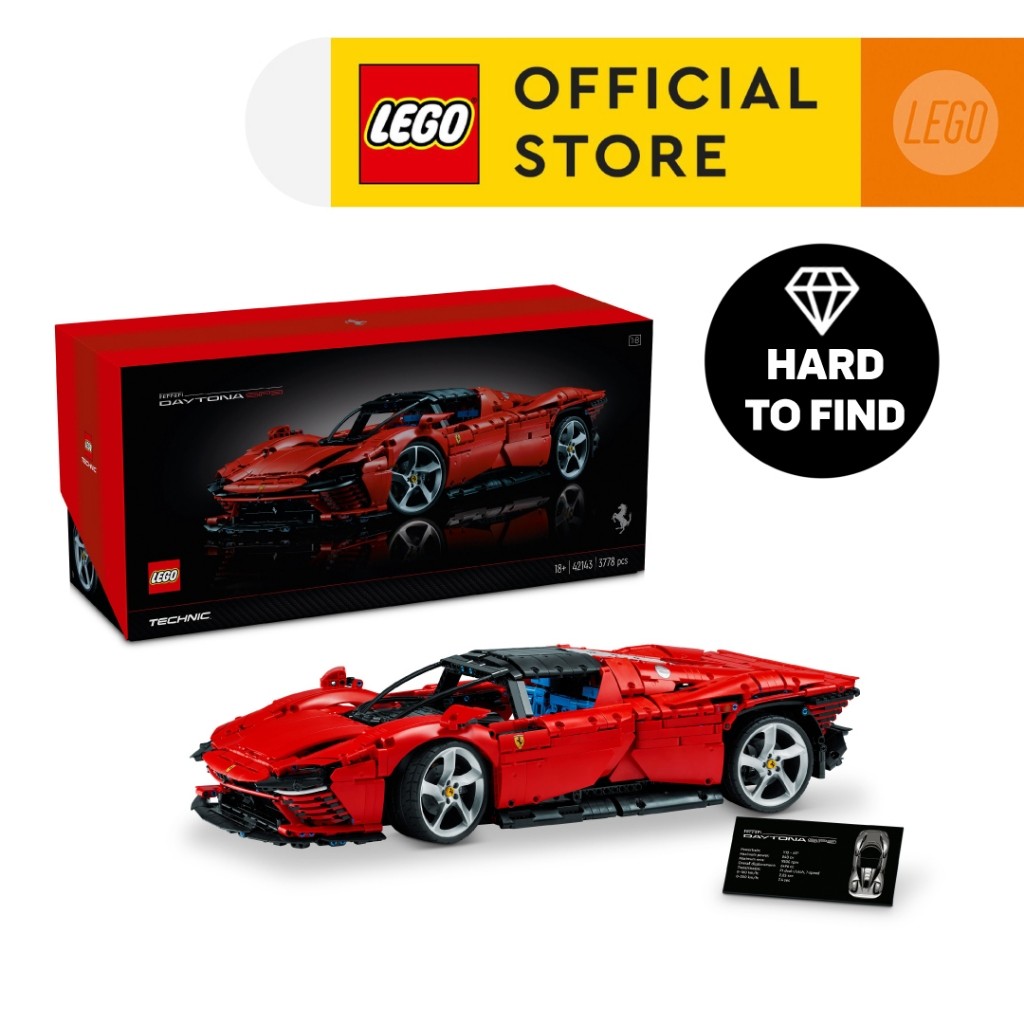 LEGO Technic™ 42143 Ferrari Daytona SP3 Building Kit (3,778 Pieces)