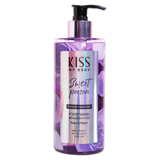 Kiss My Body เจลน้ำหอมอาบน้ำ กลิ่น Sweet Poison คิสมายบอดี้ Perfume Shower Gel 380 ml.