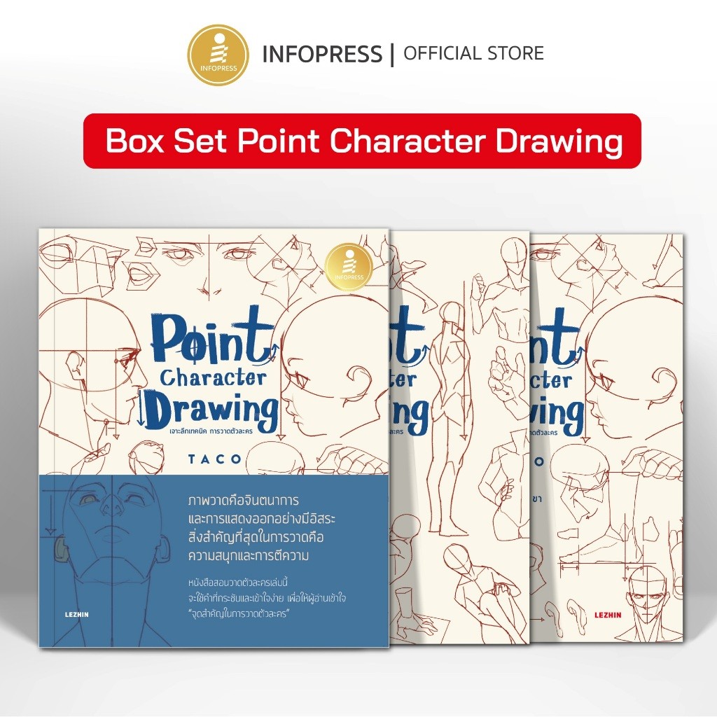 Infopress (อินโฟเพรส)  หนังสือ Point Character Drawing เจาะลึกเทคนิค การวาดตัวละคร - 75722