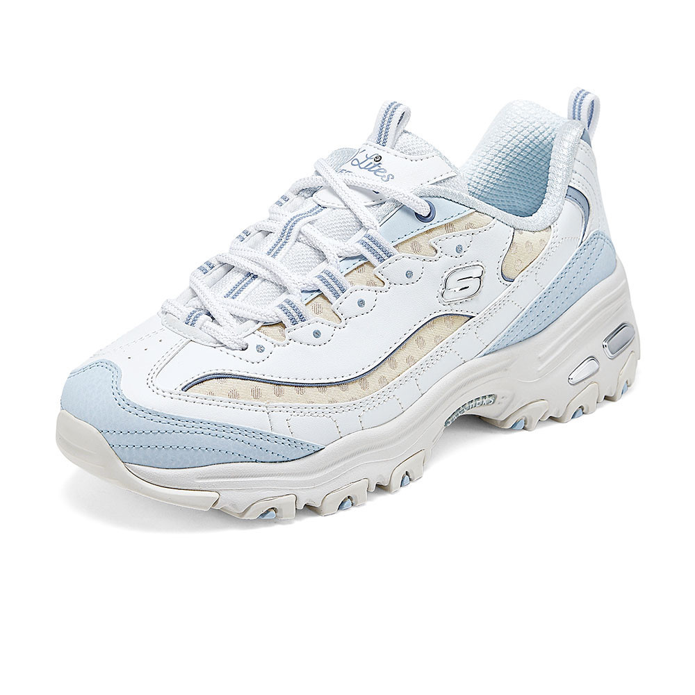 Skechers สเก็ตเชอร์ส รองเท้าผู้หญิง Women Online Exclusive D'lites Sport Shoes - 150547-WLB - Air-Cooled Memory Foam