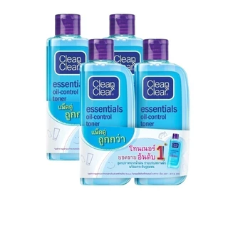 [แพ็ค 4] คลีนแอนด์เคลียร์ โทนเนอร์ เอสเซนเชี่ยล ออยล์ คอนโทรล 100 มล.x 4 Clean & Clear Essentials Oil Control Toner