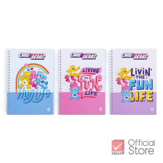 Elephant สมุด สมุดโน๊ต สมุดริมลวด แคร์แบร์ A5 70G 50S คละลาย จำนวน 1 เล่ม