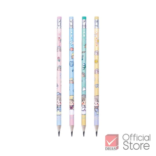Master Art ดินสอ ดินสอดำ 2B และ HB ซิบบิลแอนฟลาวเวอร์ ลิขสิทธิ์แท้ จำนวน 12 แท่ง