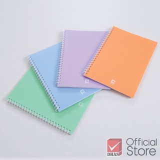 Elephant สมุด สมุดโน๊ต สมุดริมลวด A5 70G 40S WPP-124T คละสี …