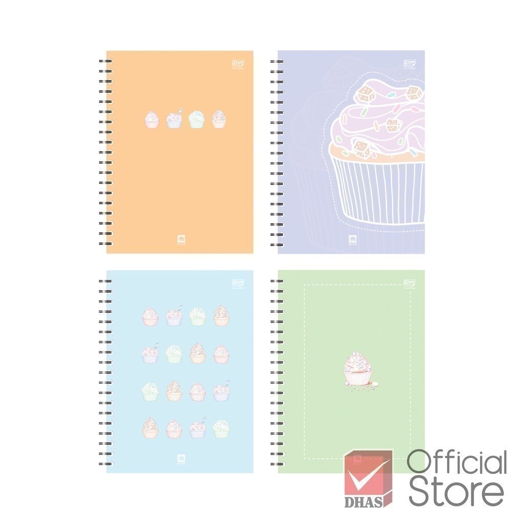 Elephant สมุด สมุดโน๊ต สมุดริมลวด A5 70G 150S WHC-605 คละสี จำนวน 1 เล่ม