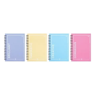 Elephant สมุด สมุดโน๊ต สมุดริมลวด ปกแข็ง 70G 100S A5 WHC-625T จำนวน 1 เล่ม