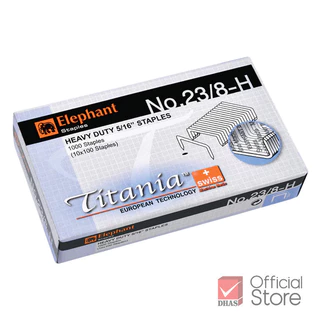 Elephant ลวดเย็บกระดาษ ไททาเนีย No.23 จำนวน 1 กล่อง