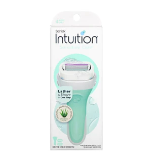 Schick Intuition Sensitive Care Aloe & Vitamin E with 1 Refill ชิค โกนหนวด เดปิลส์