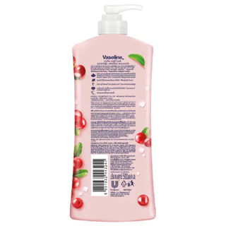 Vaseline Super Food Freshlock Cranberry Lotion 480Ml. วาสลีนโลชั่นบำรุงผิวซุปเปอร์ฟู้ดเฟรชล็อคแครนเบอร์รี่ 480มล.
