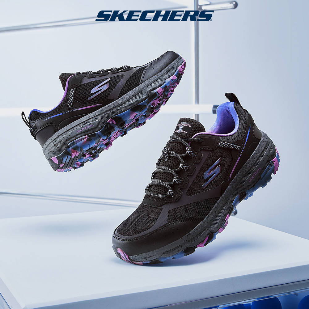 Skechers สเก็ตเชอร์ส รองเท้า ผู้หญิง GOrun Trail Altitude Shoes - 129231C-BKMT