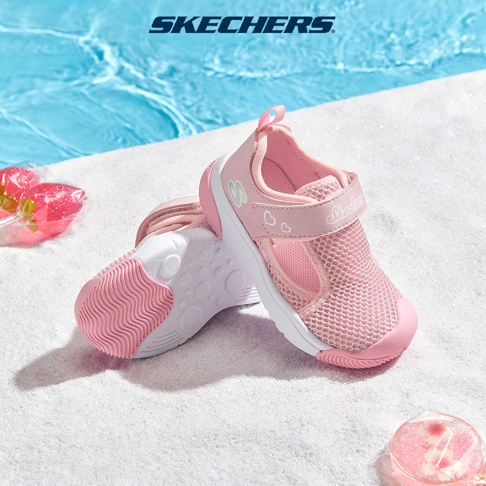 Skechers สเก็ตเชอร์ส รองเท้า เด็กเล็กผู้หญิง Mighty Toes Shoes - 302824N-PNK