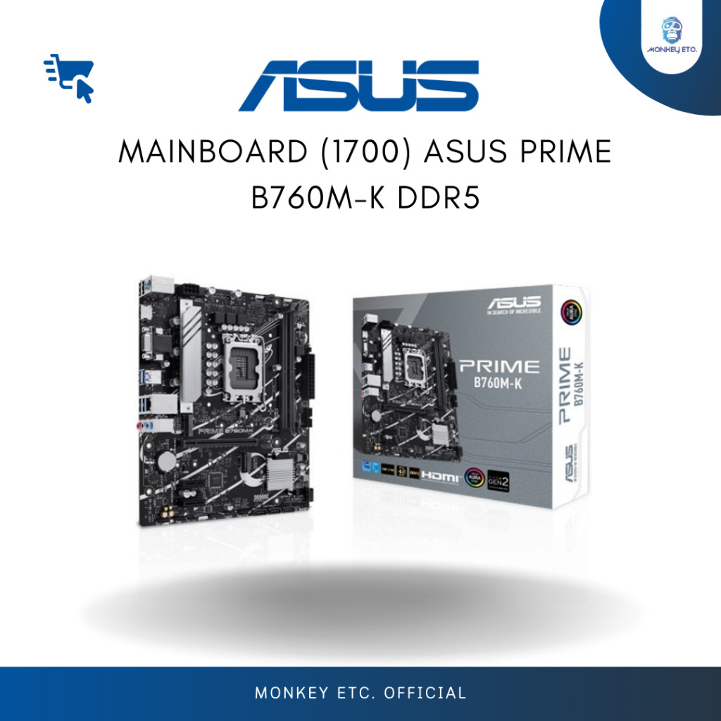 MAINBOARD (1700) ASUS PRIME B760M-K DDR5