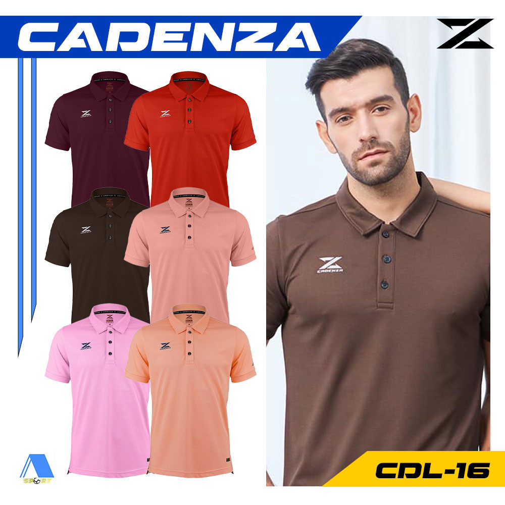 [[ส่งฟรี!! มีเงินคืน]] CADENZA เสื้อโปโล รหัส CDL-16UNISEX  ชุดที่ 1 แท้100%