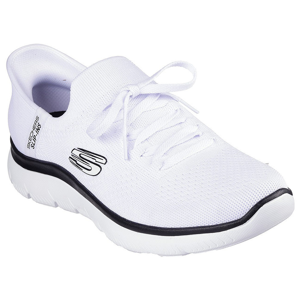 Skechers สเก็ตเชอร์ส รองเท้าผู้ชาย Men Slip-ins Summits Shoes - 232439-WBK Air-Cooled Memory Foam