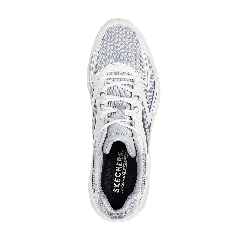Skechers สเก็ตเชอร์ส รองเท้าผู้ชาย Men SKECHERS Street Tres-Air Uno Shoes - 183082-WGY Air-Cooled Memory Foam