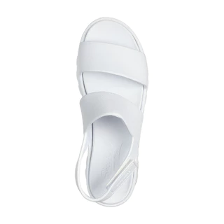 Skechers สเก็ตเชอร์ส รองเท้าแตะผู้หญิง Women Arch Fit Footsteps Foamies Shoes - 111380-WHT