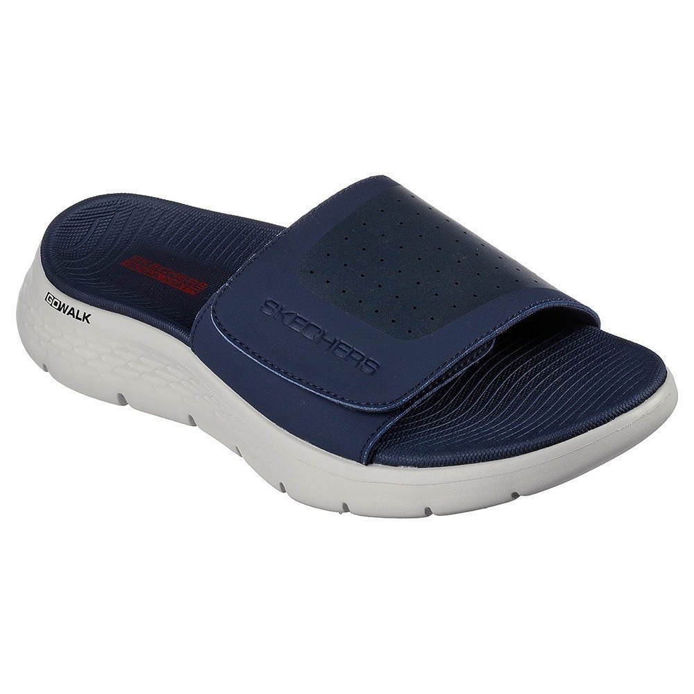 Skechers สเก็ตเชอร์ส รองเท้าแตะผู้ชาย Men On-The-GO GOwalk Flex Walking Sandals - 229204-NVRD (Live)