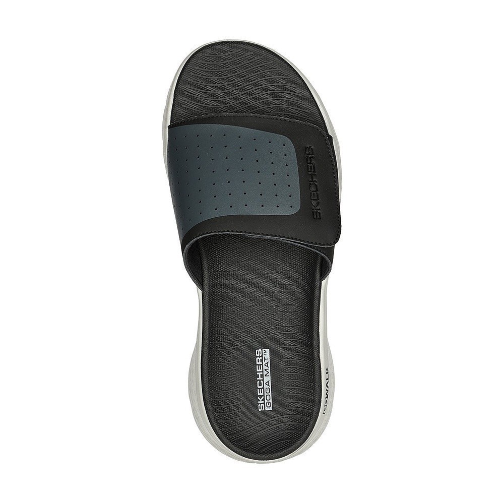 Skechers สเก็ตเชอร์ส รองเท้าแตะผู้ชาย Men On-The-GO GOwalk Flex Walking Sandals - 229204-BLK (Live)