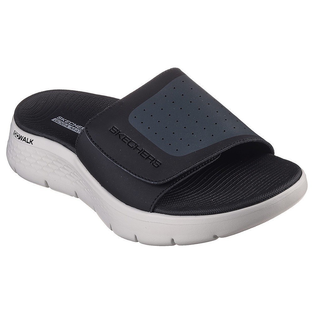 Skechers สเก็ตเชอร์ส รองเท้าแตะผู้ชาย Men On-The-GO GOwalk Flex Walking Sandals - 229204-BLK (Live)