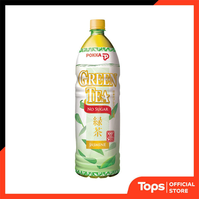 POKKA พอคคาชาเขียวเครื่องดื่มกลิ่นมะลิปราศจากน้ำตาล 1.5ลิตร [8888196951410]