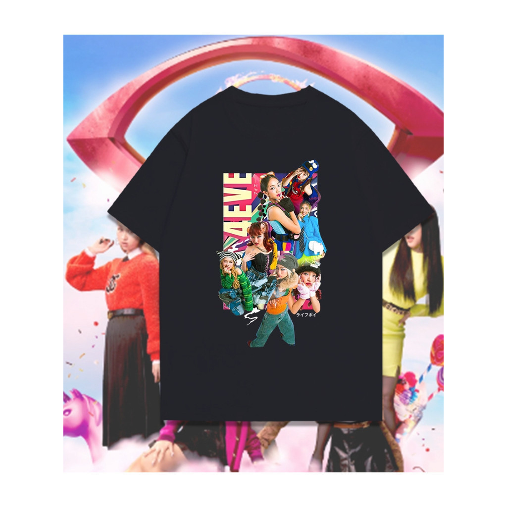 4EVEเสื้อยืด สำหรับ aye-4EVE สำหรับ aye ผ้าฝ้ายแขนสั้นพิมพ์เสื้อยืด