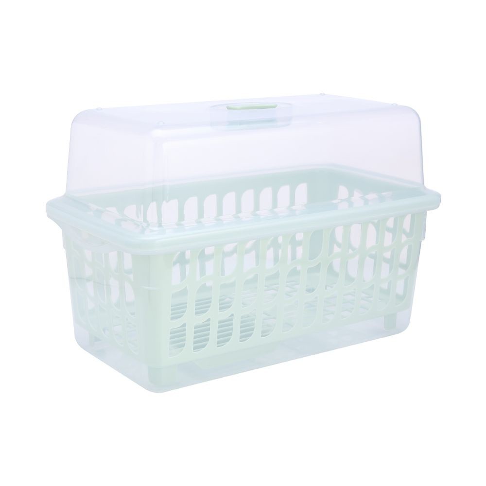 INDEX LIVING MALL ที่คว่ำจาน 2 ชั้น รุ่นแอ๊บบาส 45 x 26.5 x 45 ซม. - สีเงิน