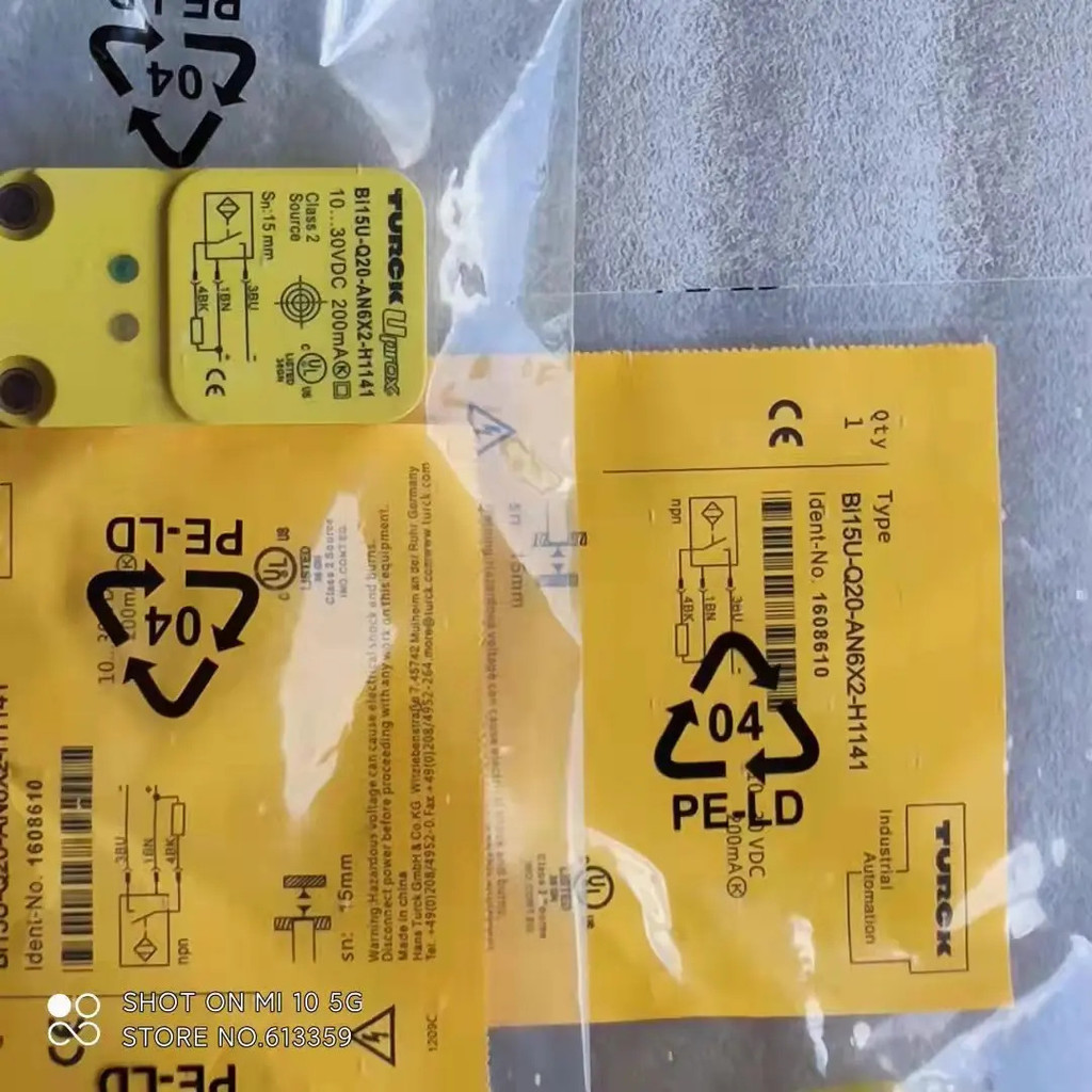 BI15U-Q20-AP6X2-H1141 BI15U-Q20-AN6X2-H1141 เซ็นเซอร์สวิตช์ความใกล้ชิด Turck ใหม่ 100% คุณภาพสูง รับ