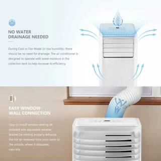 TCL แอร์เคลื่อนที่ ขนาด 12000 BTU รุ่น TAC-12CPA/RPV Portable air ระบบสัมผัส หน้าจอ LED เย็นเร็ว