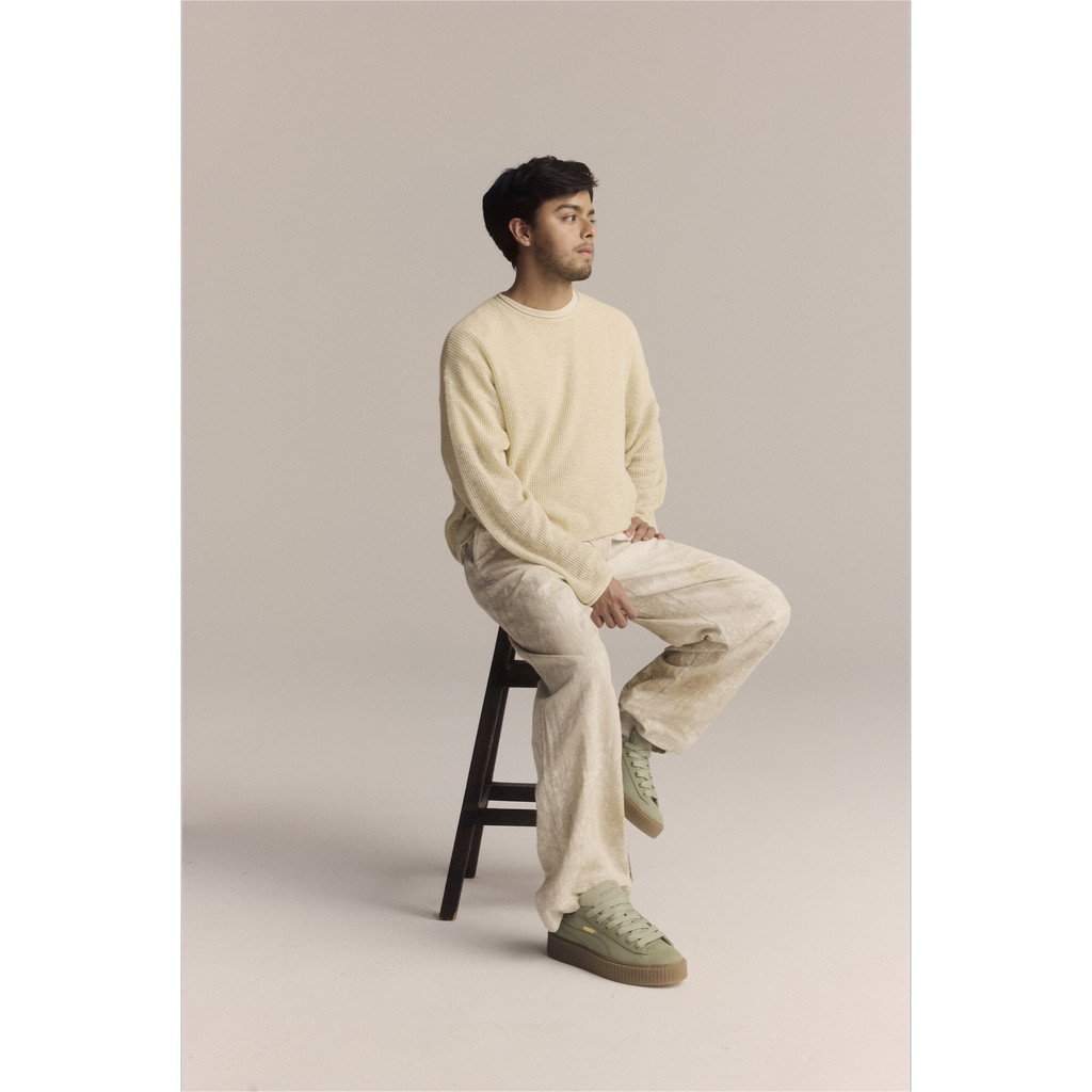PUMA PRIME/SELECT - รองเท้าผ้าใบ FENTY x PUMA Creeper Phatty Earth Tone Unisex สีเขียว - 39681302