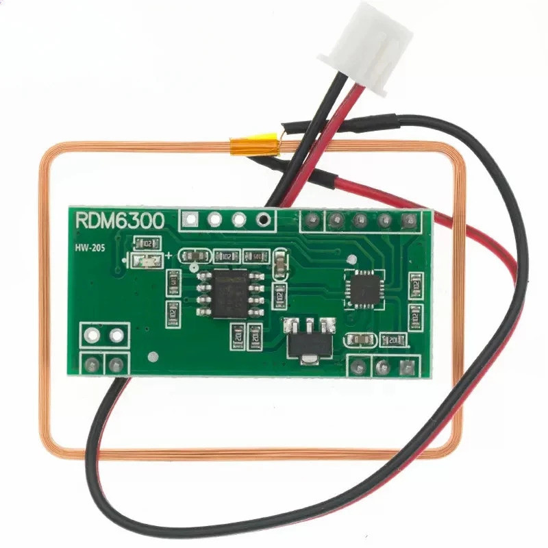 10ชิ้น UART 125กิโลเฮิร์ตซ์ EM4100 RFID เครื่องอ่านบัตรที่สำคัญโมดูล RDM6300 (RDM630) สำหรับ A Rduin
