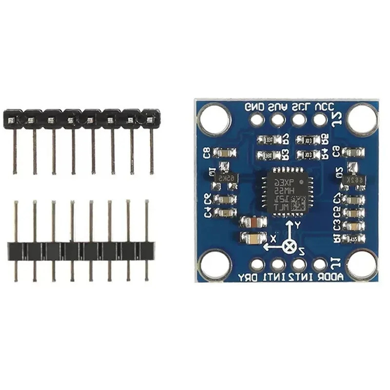 5 ชิ้น GY-51 LSM303DLH โมดูลการเร่งความเร็วแบบสามแกน โมดูลเซ็นเซอร์อิเล็กทรอนิกส์ ตัวแปลง AD 12 บิตใ