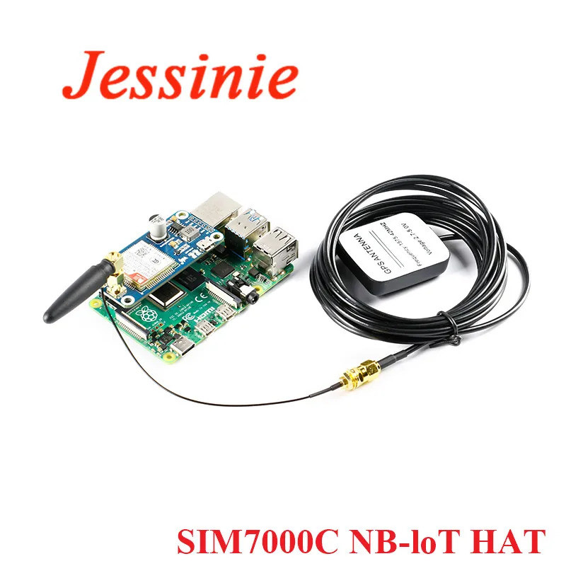 โมดูล SIM7000C Raspberry Pi NB-IoT/e/EDGE/GPRS/GNSS/GPS HAT บอร์ดขยายการพัฒนา 4G สำหรับ Arduino STM3