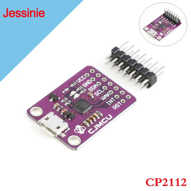 บอร์ดดีบัก CP2112 โมดูลการสื่อสาร USB เป็น SMBus I2C 2.0 MicroUSB ชุดประเมินผล 2112 สำหรับโมดูลเซ็นเ