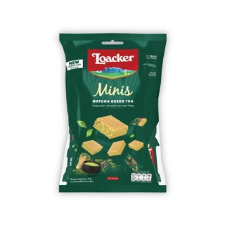 ล็อคเกอร์ มินิส์ มัทฉะกรีนที 80 กรัม | Loacker Minis Matcha 80 g