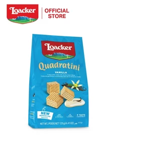 ล็อคเกอร์ ควอดราตินี วานิลลา 125 กรัม / Loacker Quadratini Vanilla 125 g