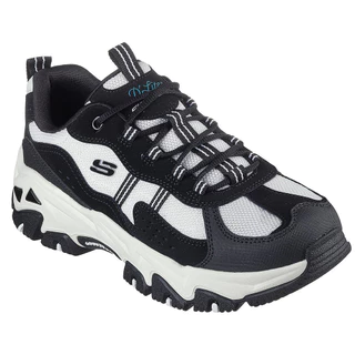 Skechers สเก็ตเชอร์ส รองเท้าผู้หญิง Women D'Lites Hiker Shoes - 180128-BKW Air-Cooled Memory Foam