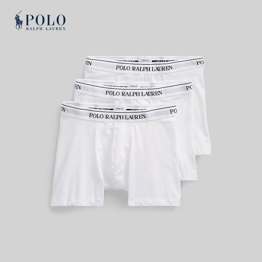 Polo Ralph Lauren Underwear StretchCotton Boxer Brief 3-Pack กางเกงชั้นใน Boxer Briefs รุ่น MAPOUND0