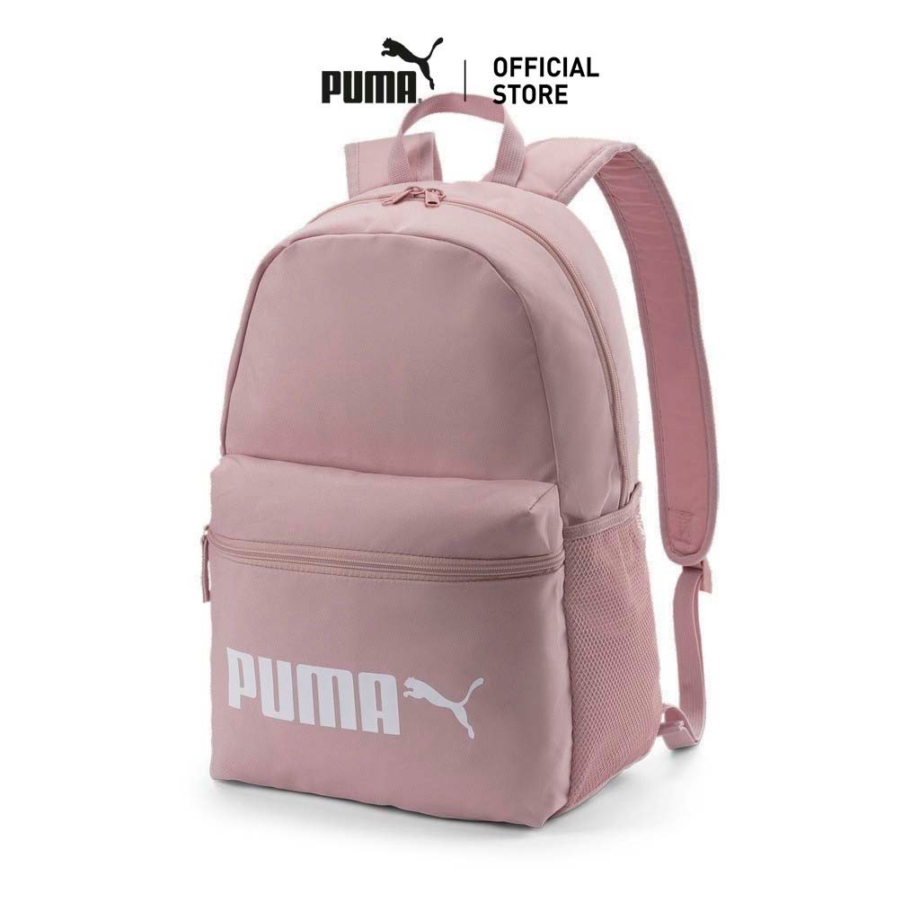 PUMA BASICS - กระเป๋าสะพายหลัง Phase No. 2 สีชมพู - 07748205