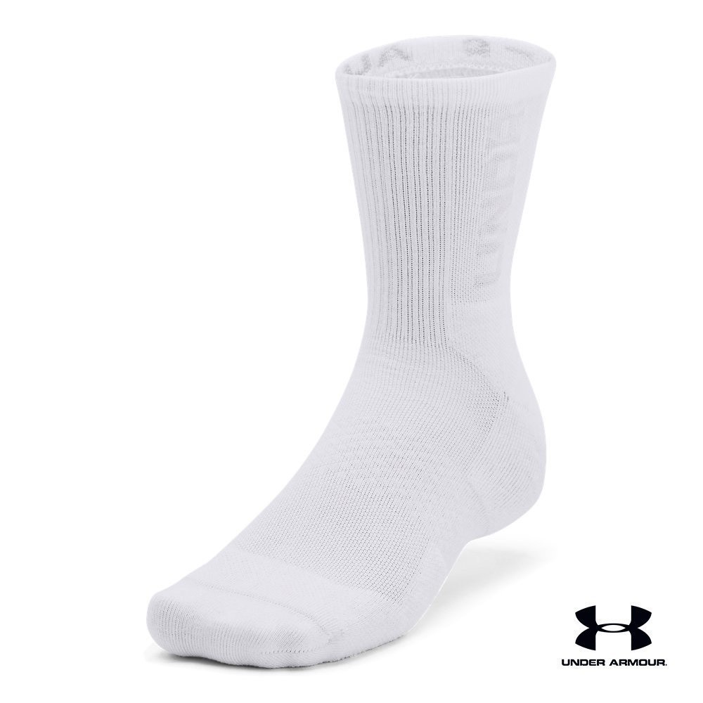 Under Armour UA Unisex UA 3-Maker 3-Pack Mid-Crew Socks อันเดอร์ อาร์เมอร์ ถุงเท้า เทรนนิ่ง สำหรับทุกเพศ — صورة 3