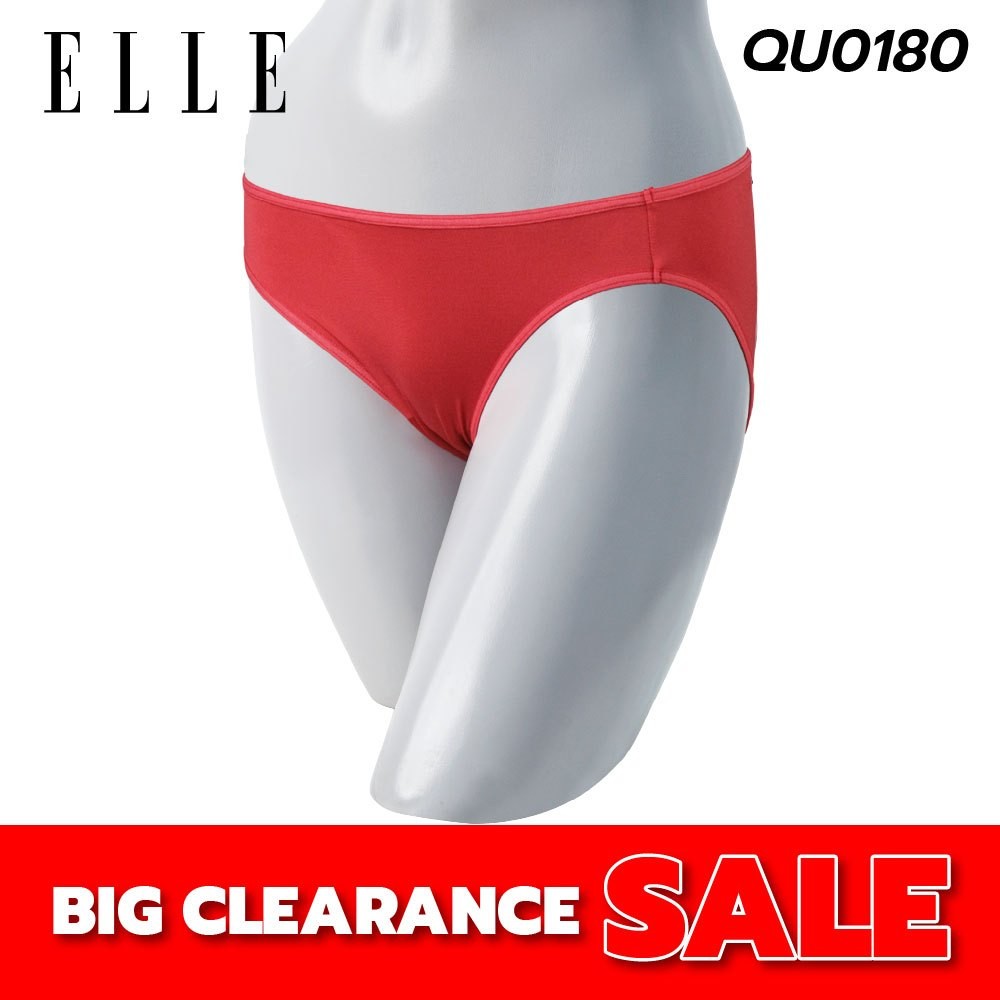 ELLE กางเกงชั้นในทรงBIKINI/บิกินี่  ผ้าไม่โครเนื่อนุ่ม รุ่น QU0180