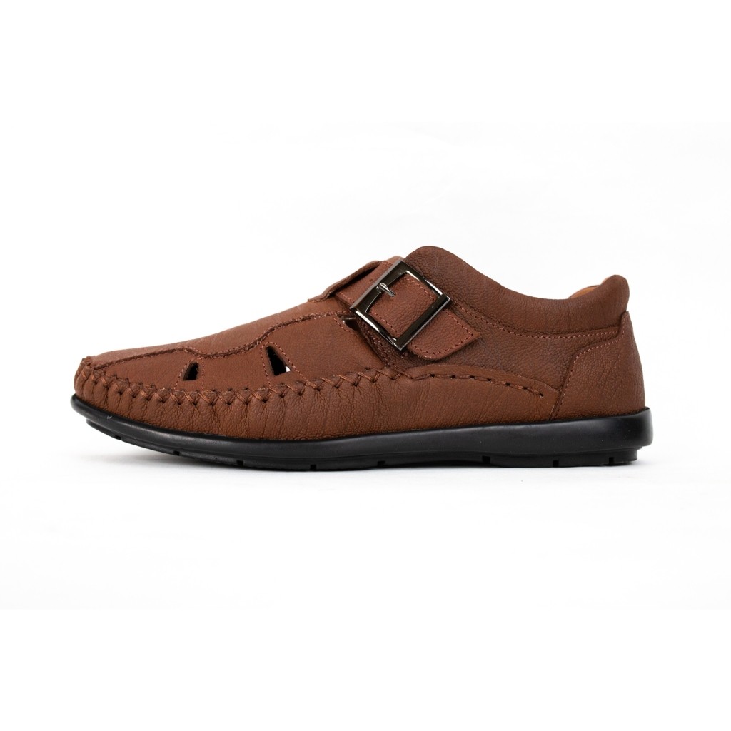 HEAVY SHOES รองเท้าหนังแบบสวม PC6195 มี2สี