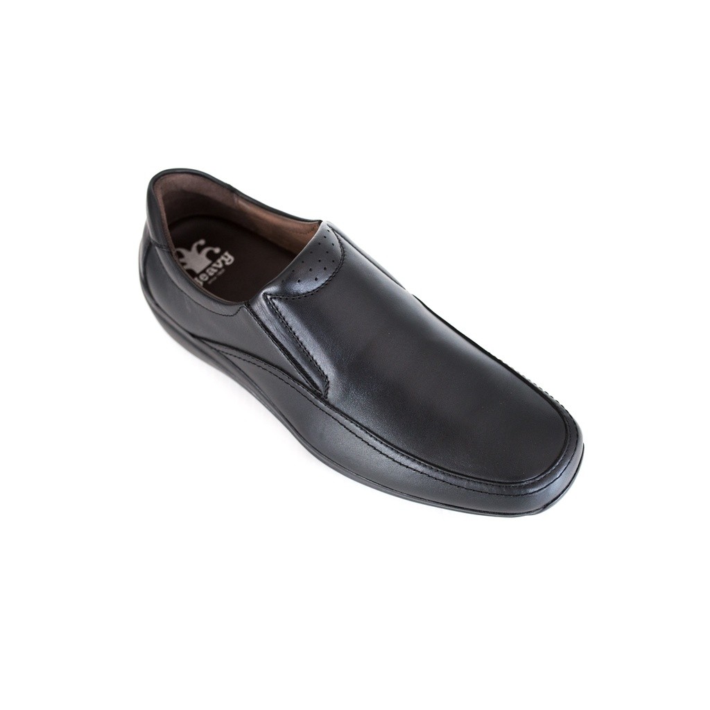 HEAVY SHOES รองเท้าหนังแท้  VB6243 BK