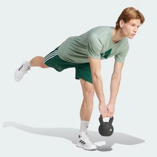 adidas Gym & Training Train Essentials Feelready Logo Training Tee Men Green JC5344