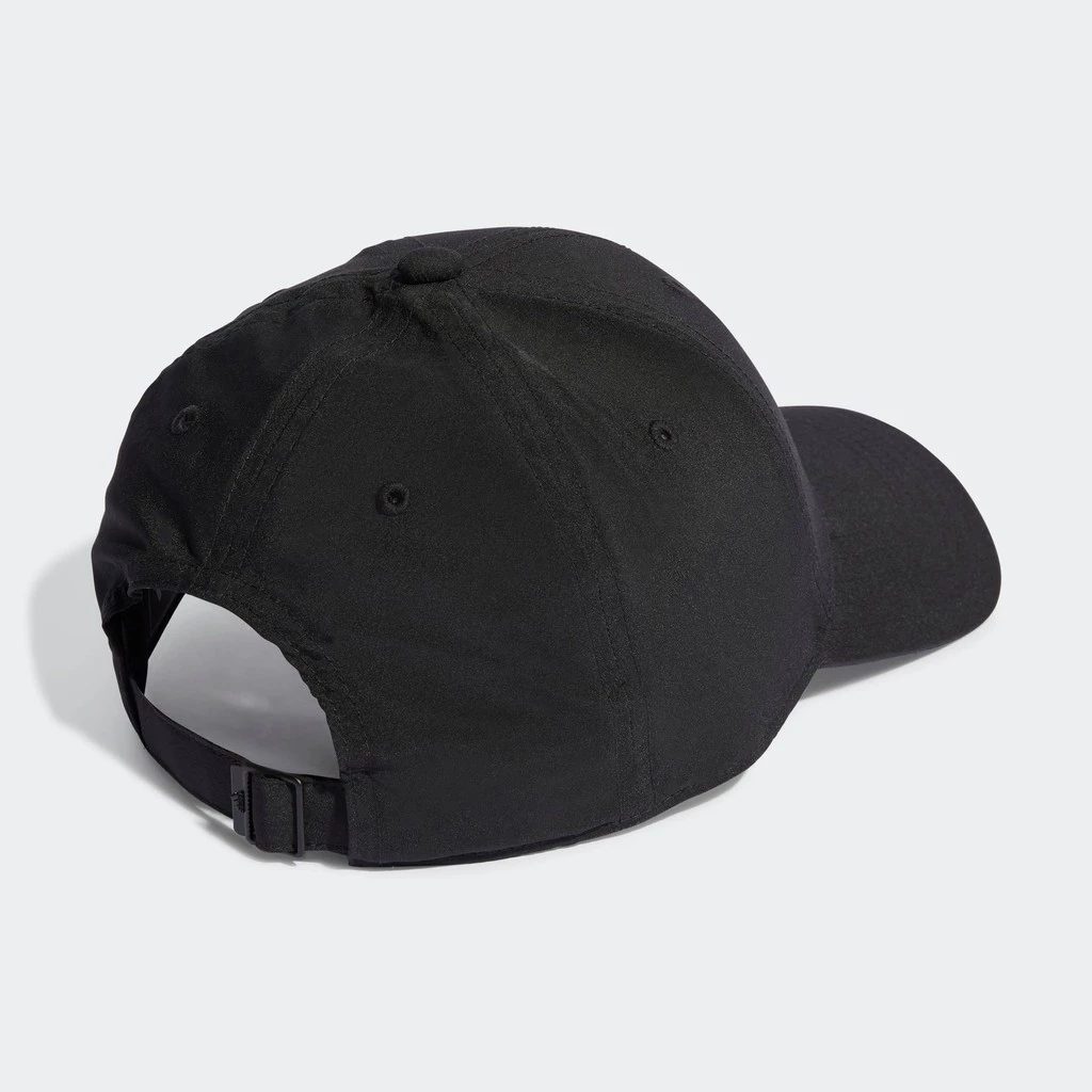 adidas ไลฟ์สไตล์ หมวกเบสบอลน้ำหนักเบาปักโลโก้ Unisex สีดำ IB3244 thumbnail 4