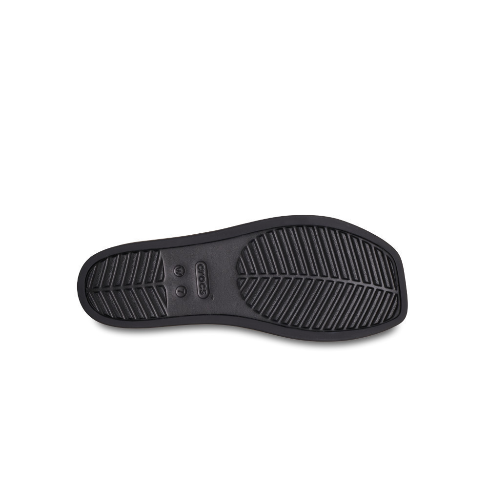 CROCS รองเท้าแตะผู้หญิง MIAMI METALLIC SLIDE รุ่น 210041001 - BLACK