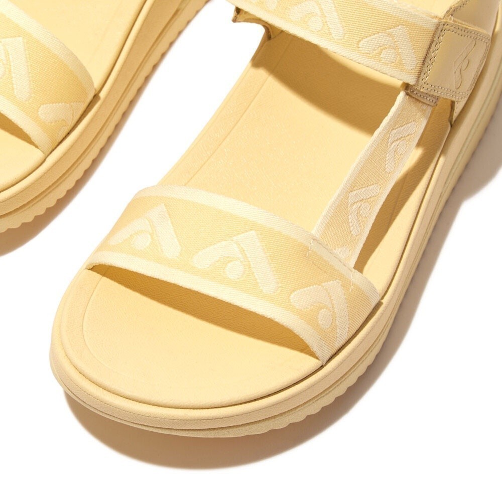 FITFLOP SURFF WEBBING BACK-STRAP รองเท้าแตะแบบรัดส้นผู้หญิง รุ่น HL6-A96 สี YELLOW