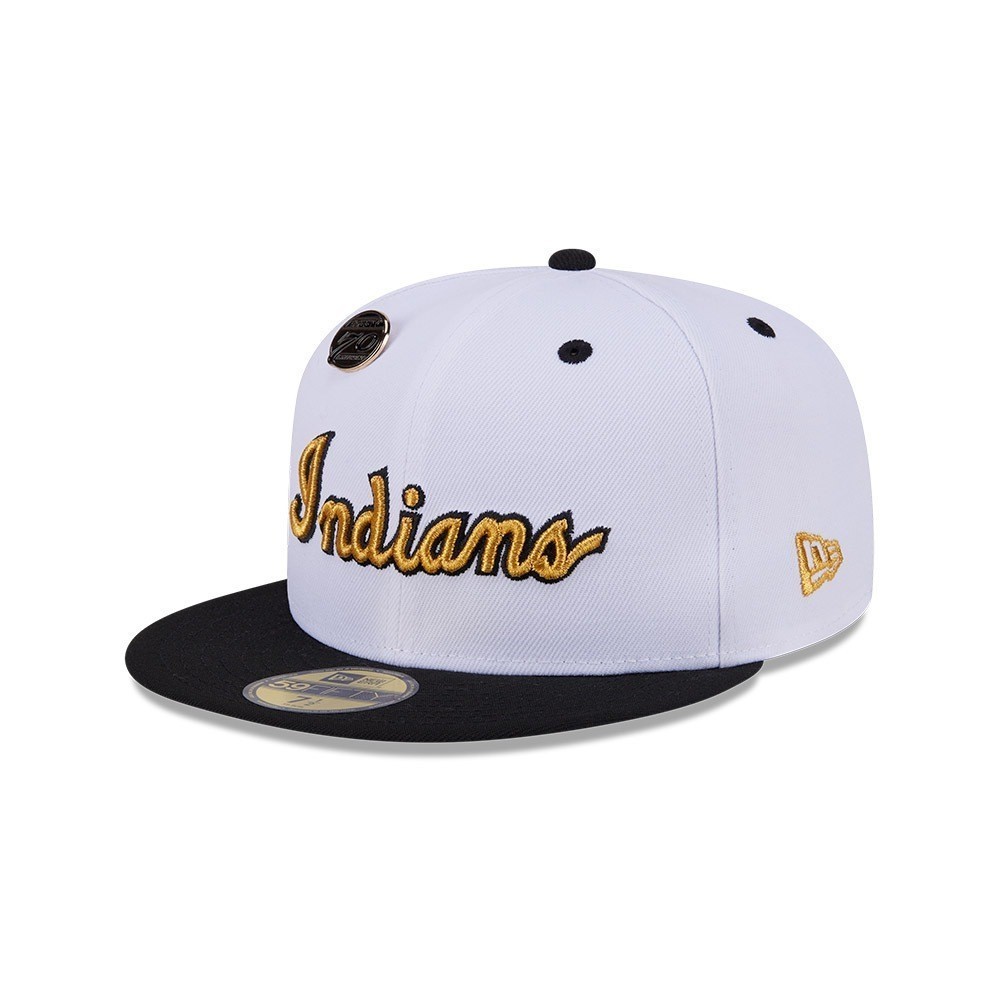 NEW ERA หมวก รุ่น NEW ERA 59FIFTY DAY CLEVELAND INDIANS WHITE 59FIFTY CAP 60571922