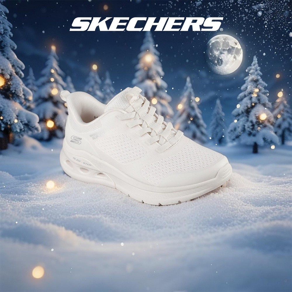 Skechers สเก็ตเชอร์ส รองเท้าลำลองผู้หญิง Women Slip-ins BOBS Sport Arc Waves 2.0 Now On Casual Shoes - 117626-OFWT