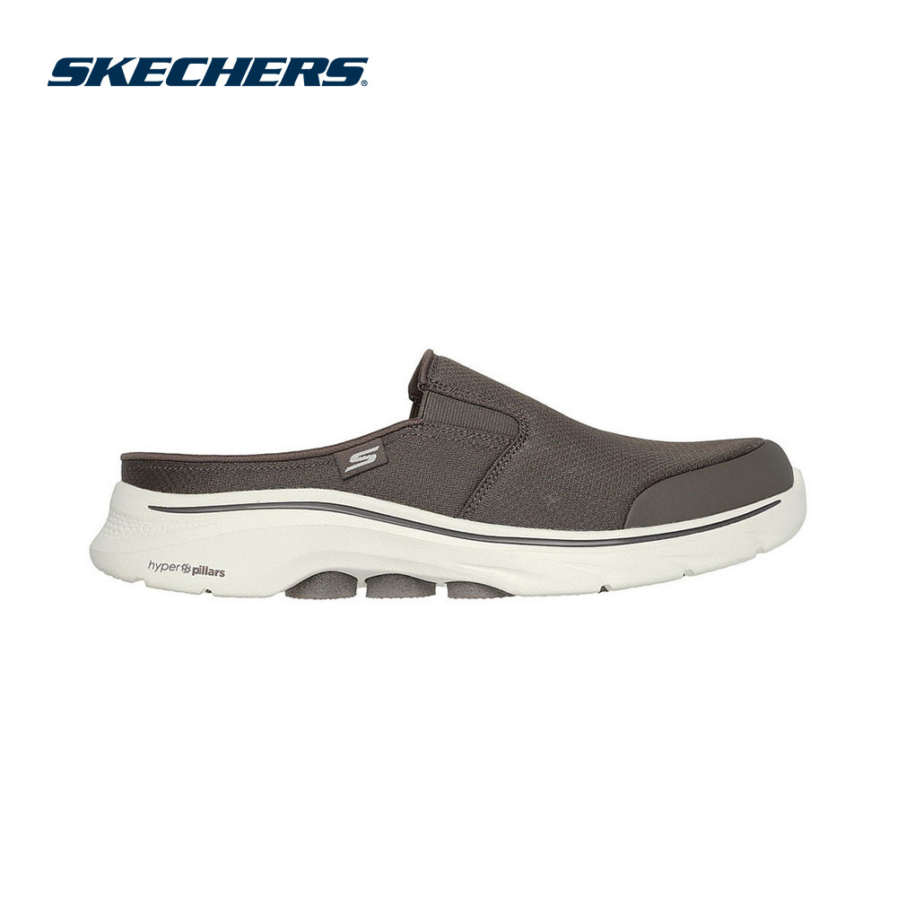 Skechers สเก็ตเชอร์ส รองเท้าผู้ชาย Men GOwalk 7 Walking Shoes - 216645-KHK Air-Cooled Goga Mat