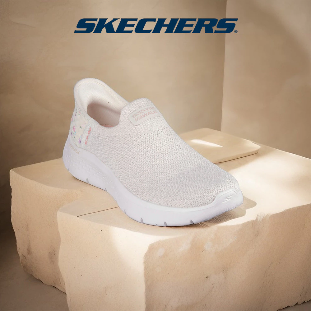 Skechers สเก็ตเชอร์ส รองเท้าผู้หญิง Women GOwalk Flex GOwalk Shoes - 124822-OWHT - Air-Cooled Memory Foam